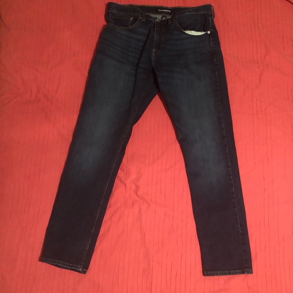 CALVIN KLEIN STRAIGHT LEG JEANS SIZE 33 INSEAM 32 - Picture 12 of 15